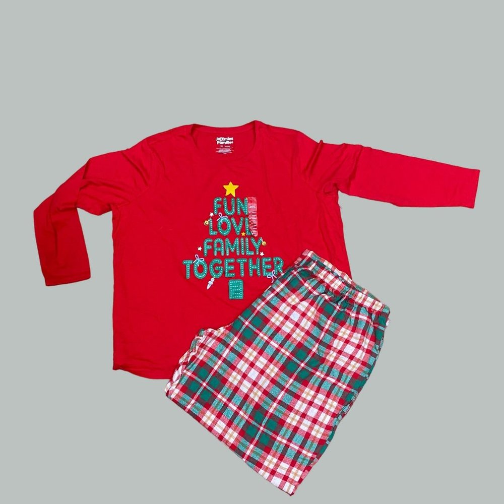 Jammies For Your Families Womens 3X Christmas Holiday 2 PC Set NWT